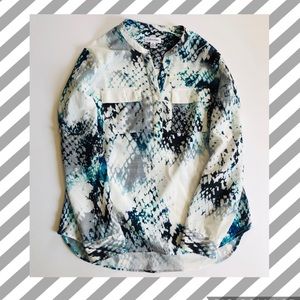 Cabin Klein snake Print Blouse